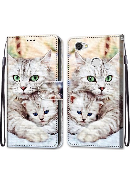 Zte Blade A6 / A6 Çapraz Doku Kılıfı Büyük Kedi Tutma Yavru Kedi (Yurt Dışından)