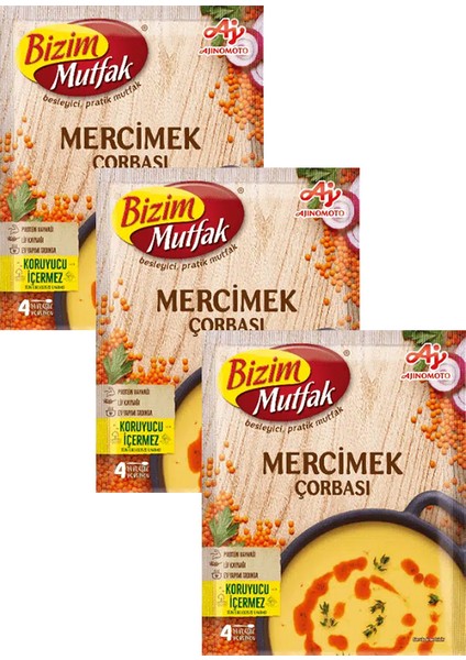 Mercimek Çorba Seti, 3X65 gr