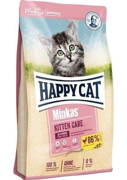 Minkas Kitten Care Tavuklu Yavru Kedi Maması 10 kg