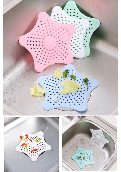 Lavabo ve Gider Kapatıcı Silikon Süzgeç