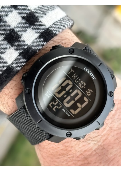 Marka Water Resist ,alarm, Işıklı, Siyah Silikon Kordon Spor Erkek Kol Saati fiyatları