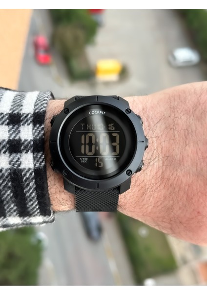 Marka Water Resist ,alarm, Işıklı, Siyah Silikon Kordon Spor Erkek Kol Saati modelleri