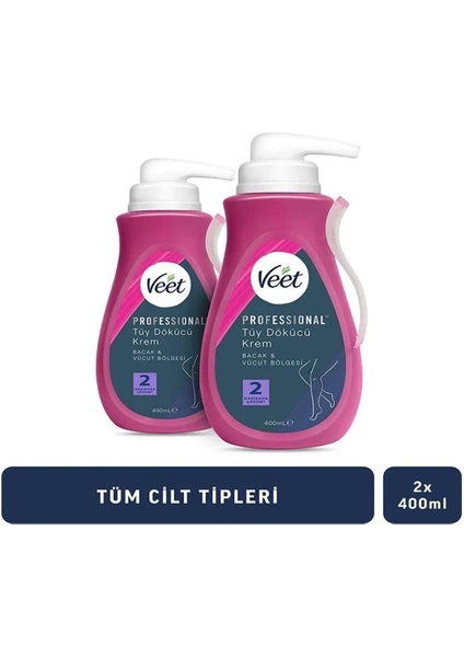 Professional 400ml Tüy Dökücü Krem x2 Adet