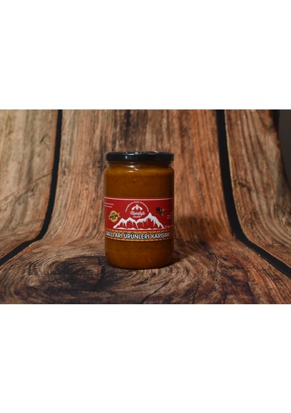Kazdağı Siyah Ballı Arı Ürünleri Karışımı 500GR (Bal,polen,perga,propolis)