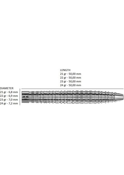 NX90 %90 Tungsten Dart Oku