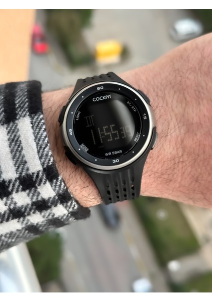 Marka Water Resist ,alarm, Işıklı, Siyah Silikon Kordon Spor Erkek Kol Saati modelleri