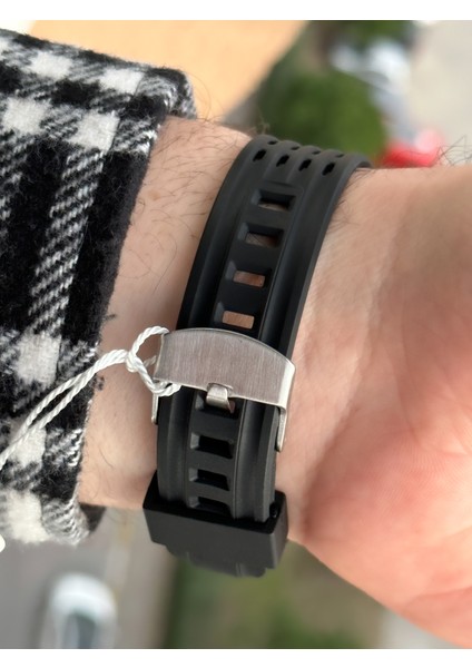 Marka Water Resist ,alarm, Işıklı, Siyah Silikon Kordon Spor Erkek Kol Saati indirimleri