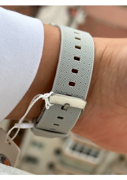 Marka Water Resist ,alarm, Işıklı, Gri Silikon Kordon Spor Bay/bayan Kol Saati