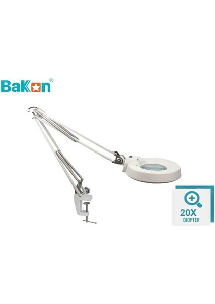 BK500C 20X LED Işıklı Akrobat Büyüteç