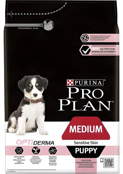 Pro Plan Puppy Medium Senstive Somonlu Yavru Köpek Maması 12 kg