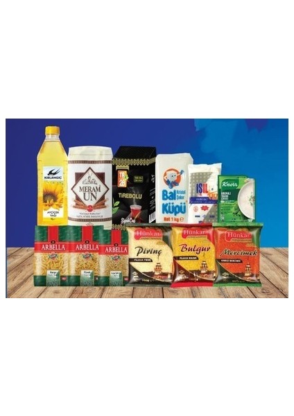 Ramazan Paketi Kumanya Yardım Erzak Gıda Kolisi Ekonomik Paket