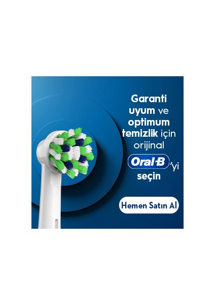 Pro 790 Şarj Edilebilir Diş Fırçası Cross Action Siyah 2'li Avantaj Paket