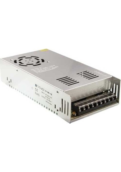 HT1085 12V 40A 480W Metal Kasa Adaptör