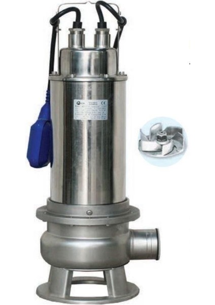 WQ20-10-1.5 Paslanmaz Poseptik Drenaj Pompası 2hp 380V