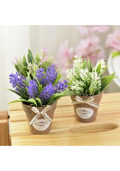 2 Adet Plastik Yapay Saksı Çiçekleri Sarı (Yurt Dışından) fiyatları