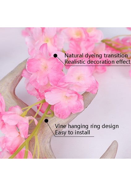 2 Adet Sakura Rattan, Renk: 135 Çiçek Şampanya Sarı (Yurt Dışından)