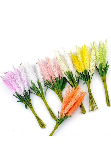 10 Adet Pe Mini Lavanta Diy Çelenk Malzemesi Yeşil (Yurt Dışından)