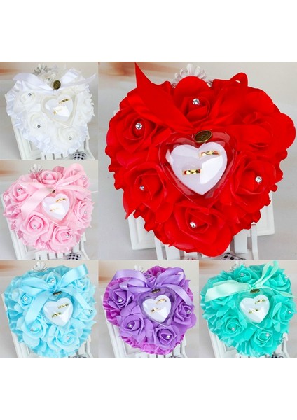 Kalp Şeklindeki Halka Kutusu Mavi (Yurt Dışından) fiyatları