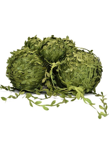 10 Adet Kumaş Yaprağı Çelenk Dekorasyon Yeşil (Yurt Dışından) fiyatları