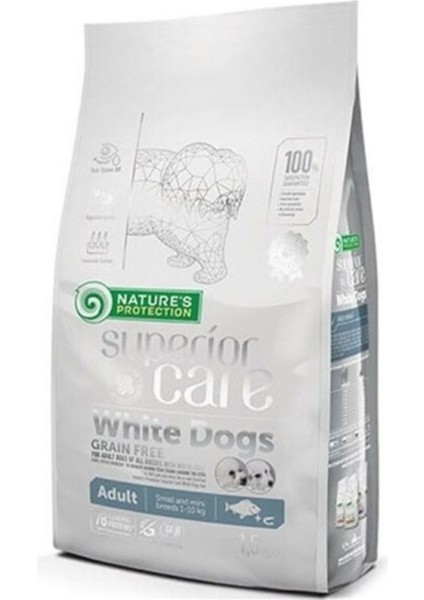 Np Superior Care White Dogs Tahılsız Alabalıklı Small&mini Yetişkin Köpek Maması 1,5 kg