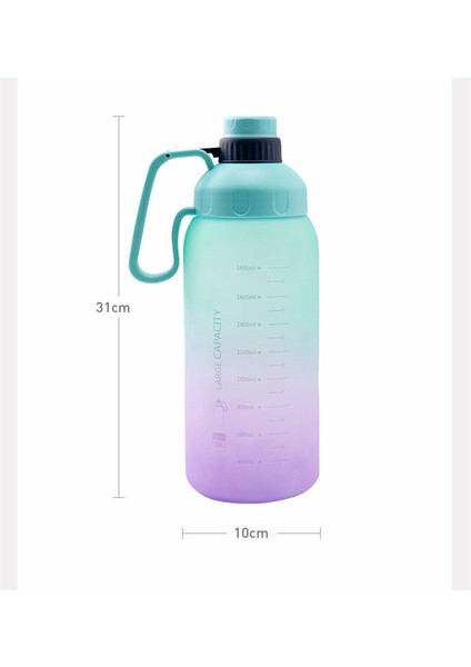 Büyük Kapasiteli Spor Su Şişesi 1800ML (Yurt Dışından) indirimleri