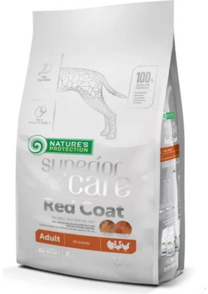 Superior Care Red Dogs Tahılsız Yetişkin Kümes Hayvanlı Köpek Maması 1.5 kg