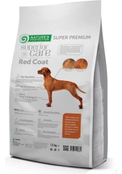 Superior Care Red Dogs Tahılsız Yetişkin Kümes Hayvanlı Köpek Maması 1.5 kg