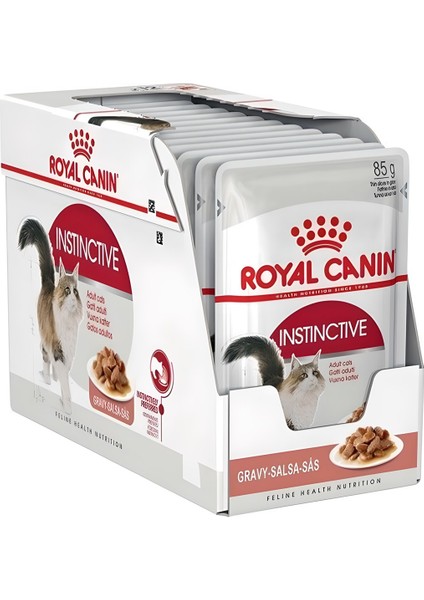 Instinctive Gravy Kedi Konservesi 12X85 gr