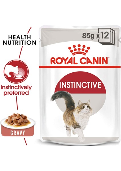Instinctive Gravy Kedi Konservesi 12X85 gr