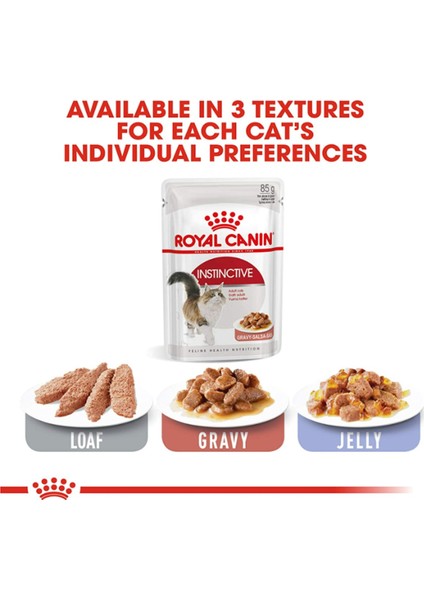 Instinctive Gravy Kedi Konservesi 12X85 gr