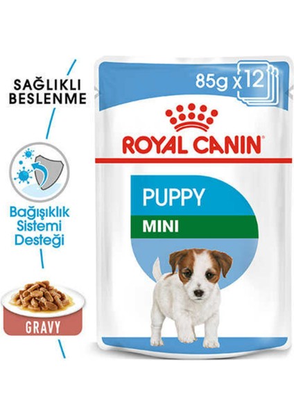 Royal Canin Mini Puppy Pouch Yavru Köpekkonservesi 12X85 gr