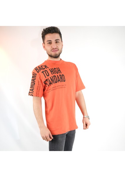 High Standart Baskılı Oversize T-Shirt