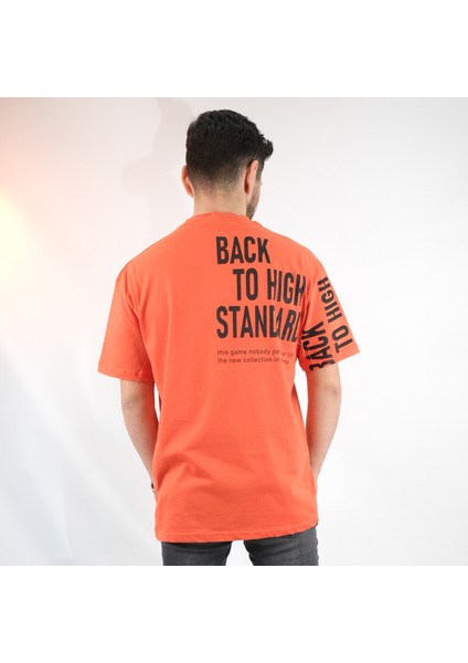 High Standart Baskılı Oversize T-Shirt