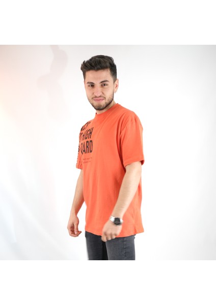 High Standart Baskılı Oversize T-Shirt