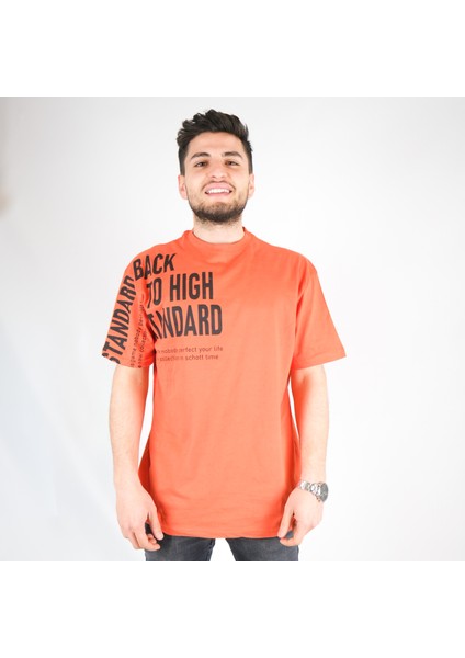 High Standart Baskılı Oversize T-Shirt