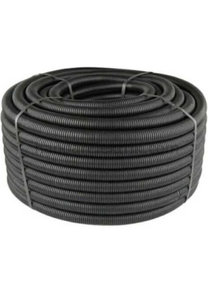 Q12 Plastik Spiral Boru Siyah (M100)
