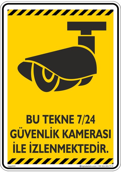 Bu Tekne 7/24 Güvenlik Kamerası ile İzlenmektedir./v2-2