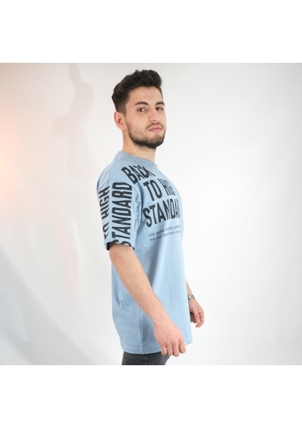 High Standart Baskılı Oversize T-Shirt