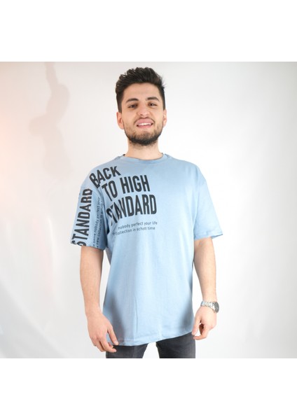 High Standart Baskılı Oversize T-Shirt