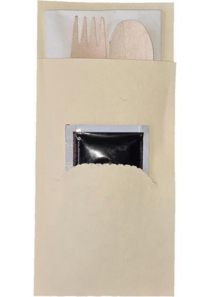Karton Çatal Kaşık Kılıfı 10X21CM 100 Adet