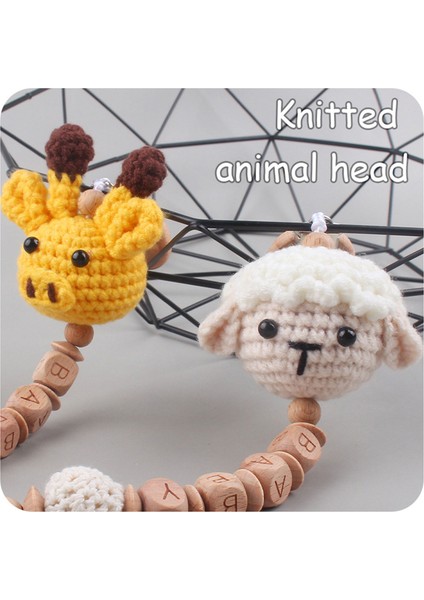 Bebek Diş Kaşıyıcı Silikon Boncuk Ahşap Emzik Klipsi - Beyaz (Yurt Dışından) modelleri