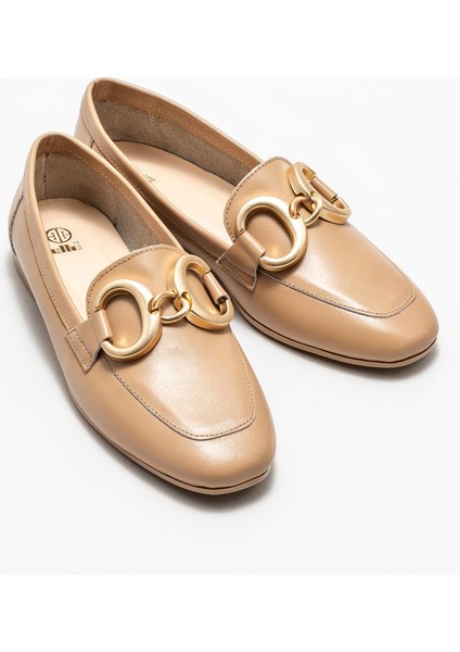 Naturel Deri Kadın Loafer fiyatları