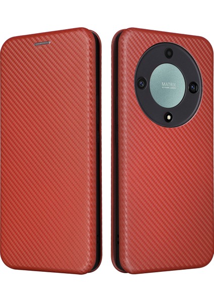Honor X9A Yakın Kart Karbon Fiber Cep Telefonu Kılıfları (Yurt Dışından)