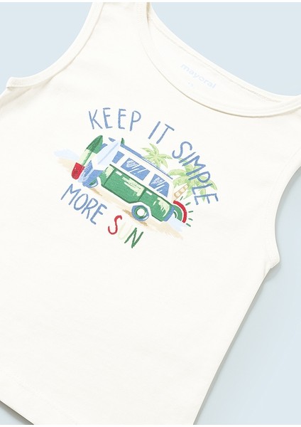 Erkek Bebek Kolsuz T-Shirt Yeşil 1033