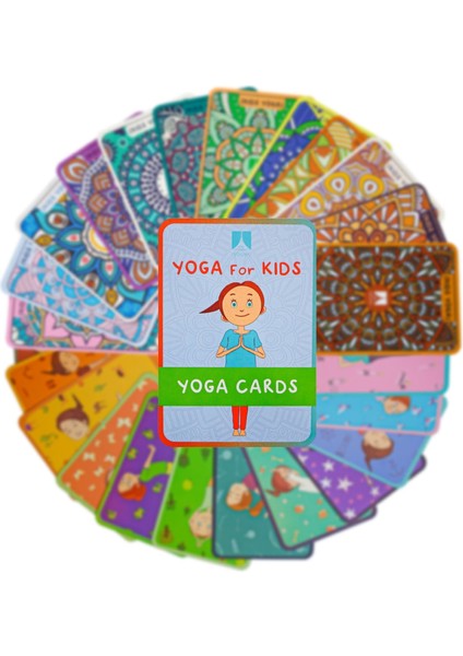 Çocuklar Için Yoga Pozları Kart Seti