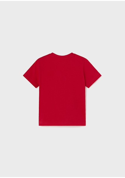 Erkek Bebek Kısa Kol T-Shirt Kırmızı 1025 modelleri