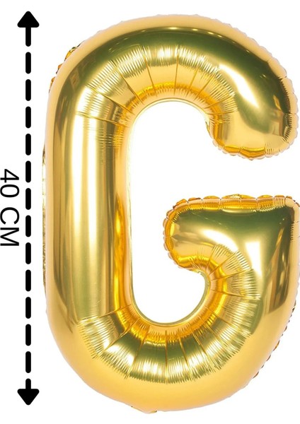 Folyo Harf G Gold Balon 40CM ( 16 Inç )