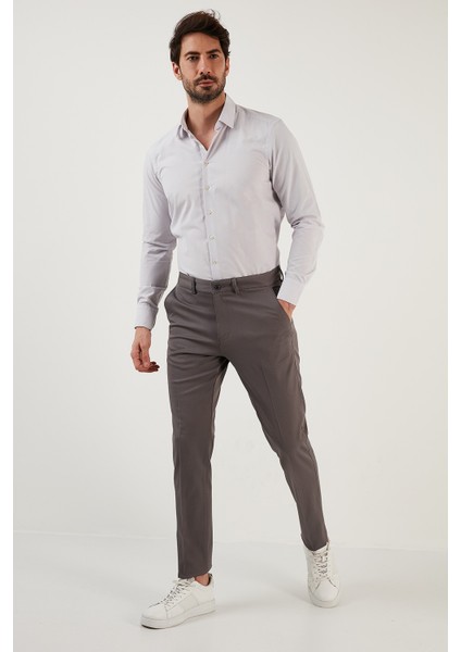 Pamuklu Normal Bel Regular Fit Düz Paça Pantolon Erkek Pantolon 613HISAR