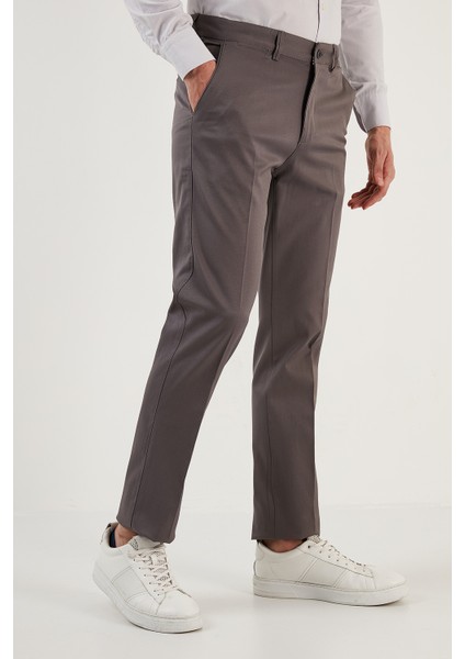 Pamuklu Normal Bel Regular Fit Düz Paça Pantolon Erkek Pantolon 613HISAR modelleri