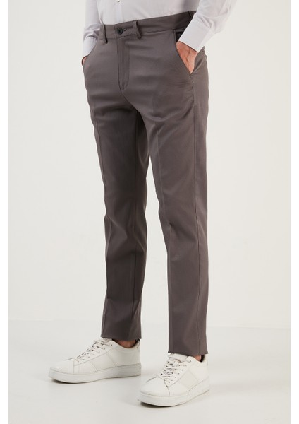 Pamuklu Normal Bel Regular Fit Düz Paça Pantolon Erkek Pantolon 613HISAR fırsatları